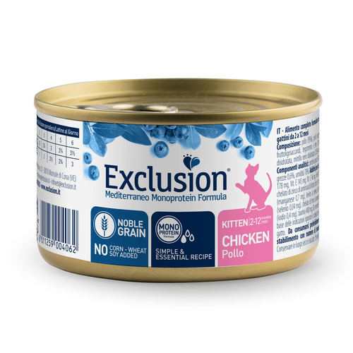 Exclusion Cat Kitten Poulet 85g - MyStetho Veterinary