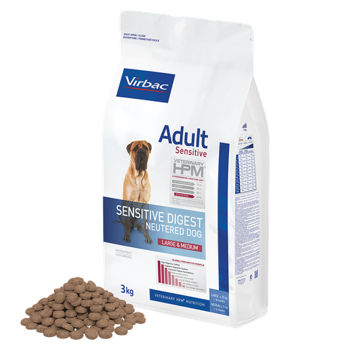 HPM Adult Sensitive Dog Neutered Large & Medium 3 kg - MyStetho Veterinary