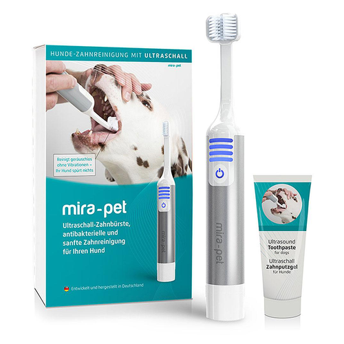 Mira-pet Mira-pet brosse à dents ultrasonique Cleany Teeth Starterkit - MyStetho Veterinary