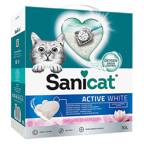 Sanicat Active White Lotus Flower, 10L - MyStetho Veterinary