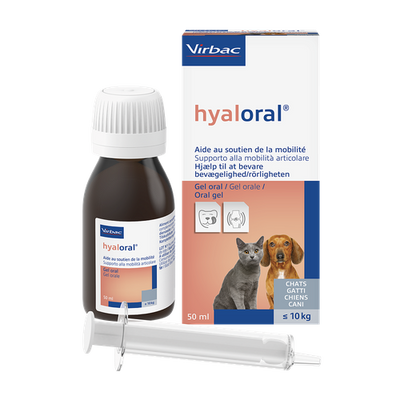 Hyaloral 50 ml gel pour les chats, les chiots et les petits chiens - MyStetho Veterinary