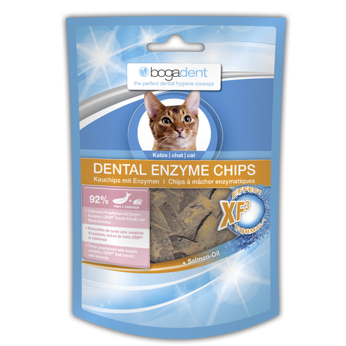 bogadent Dental Enzyme Chips poisson pour chats 50g - MyStetho Veterinary