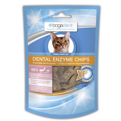 bogadent Dental Enzyme Chips poisson pour chats 50g - MyStetho Veterinary