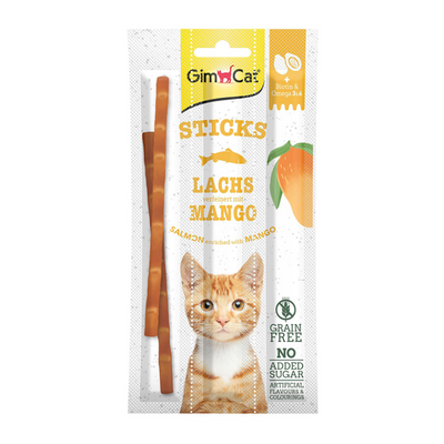 GimCat Superfood sticks duo, salmon &amp; mangue - MyStetho Veterinary