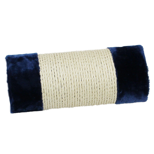 Swisspet Colonne en sisal avec peluche 35cm, D=15cm, bleue - MyStetho Veterinary