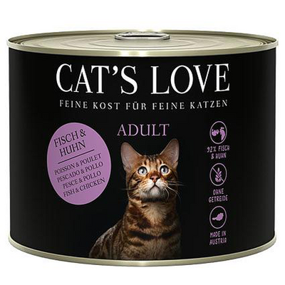 CAT&#039;S LOVE Cat‘s Love Adult Saumon &amp; Poulet, 200g - MyStetho Veterinary