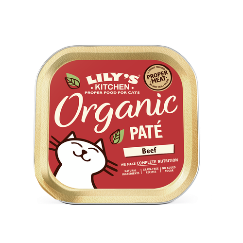 Lily's Kitchen Adult Organic Beef Paté 85g - MyStetho Veterinary