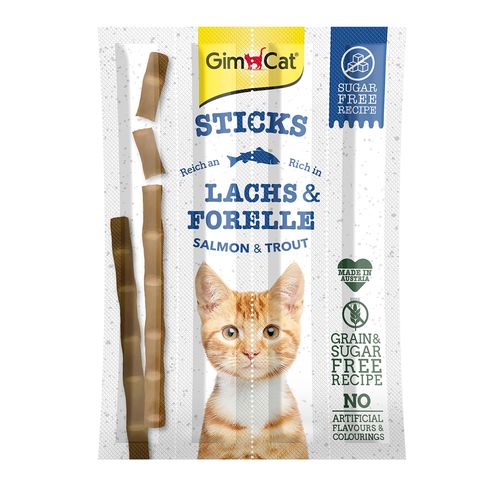 GimCat Sticks, saumon & truite - MyStetho Veterinary
