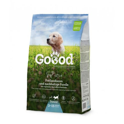 Goood Canine Junior Agneau élevé en plein air et truite d’aquaculture durable 1,8 kg - MyStetho Veterinary