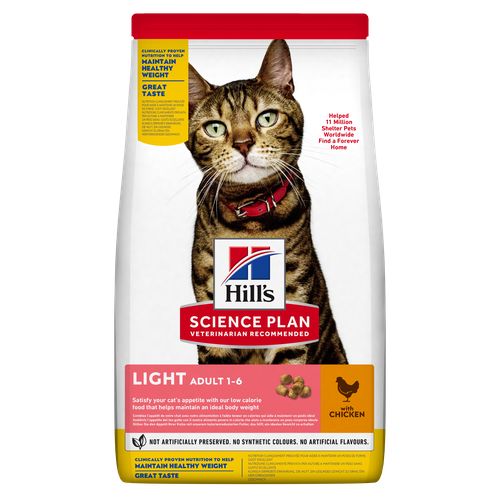 Hill's Science Plan Light Adult Chicken 1.5 kg - MyStetho Veterinary