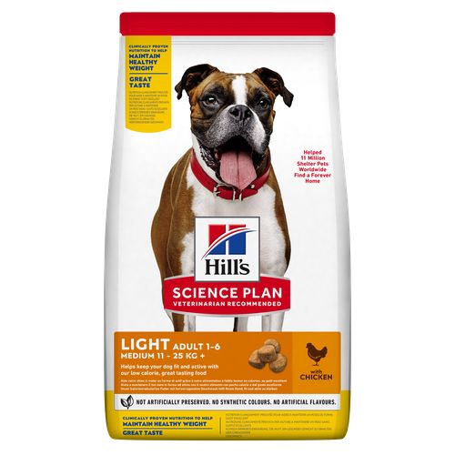 Hill's Science Plan Light Medium Adult Chicken 2.5 kg - MyStetho Veterinary