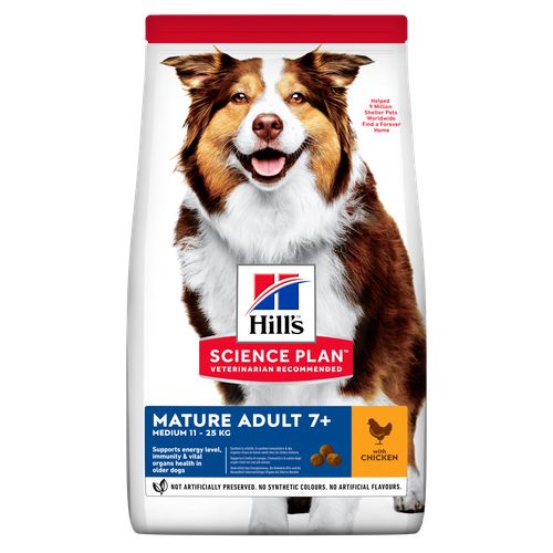 Hill's Science Plan Medium Mature Adult 7+ Chicken 14 kg - MyStetho Veterinary
