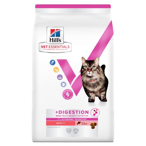 Hill's Vet Essentials MULTI-BENEFIT + Digestion Adult 1+ Lachs 1.5 kg - MyStetho Veterinary