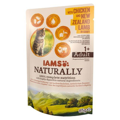 Iams ams Naturally Adult Chicken & Lamb, 85g - MyStetho Veterinary