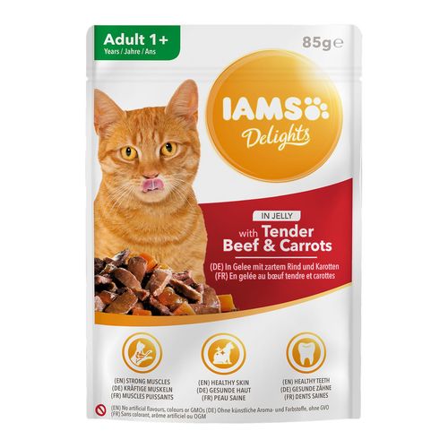 Iams Delights Adult boeuf & carottes - MyStetho Veterinary