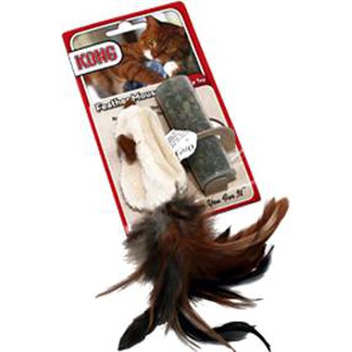 Kong Souris peluche avec plumes, 12 cm /40 g - MyStetho Veterinary