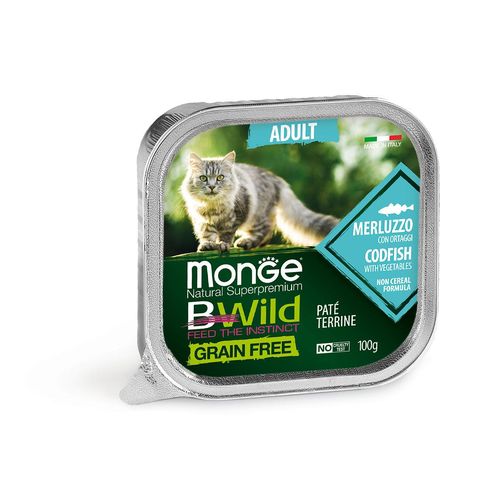 Monge Bwild GF adulte Cabillaud - MyStetho Veterinary