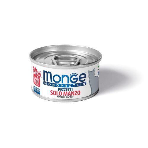 Monge chat monoprotéiné bœuf 80g - MyStetho Veterinary
