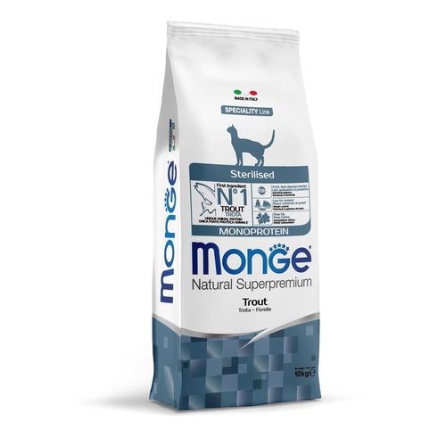 Monge Chat monoprotéine stérilisée Truite - MyStetho Veterinary