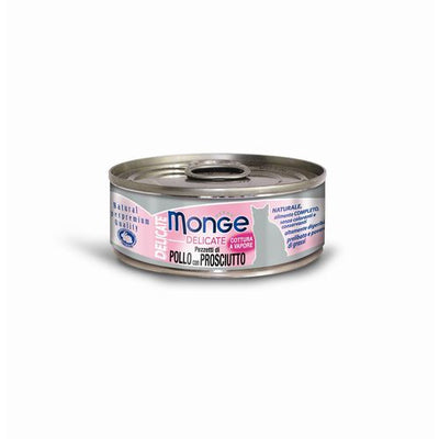 Monge Delicate Cat Ad. Chicken&Ham 80g - MyStetho Veterinary