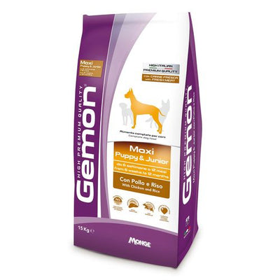 Monge Gemon Dog Puppy&Jun. Maxi Chicken 15kg - MyStetho Veterinary