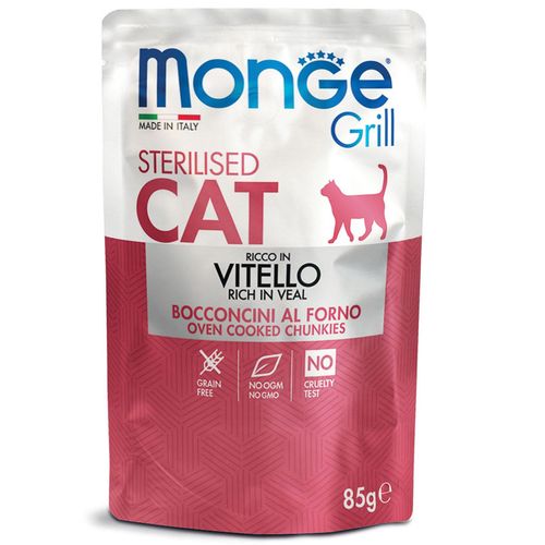 Monge Grill Sterilised Veau - MyStetho Veterinary