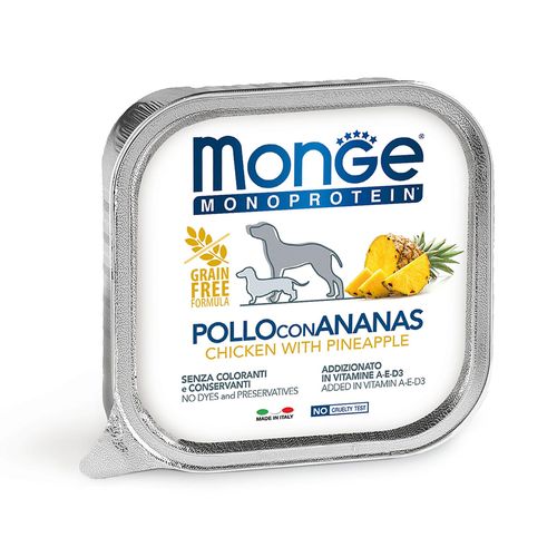 Monge Monge Dog Monopr. Chicken&Pineapple 150g - MyStetho Veterinary