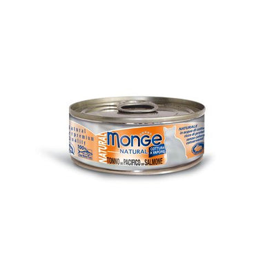 Monge Nat. Cat Ad. Pac. Tuna&Salmon 80g - MyStetho Veterinary