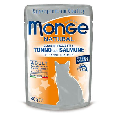 Monge Natural Cat Thon avec saumon - MyStetho Veterinary