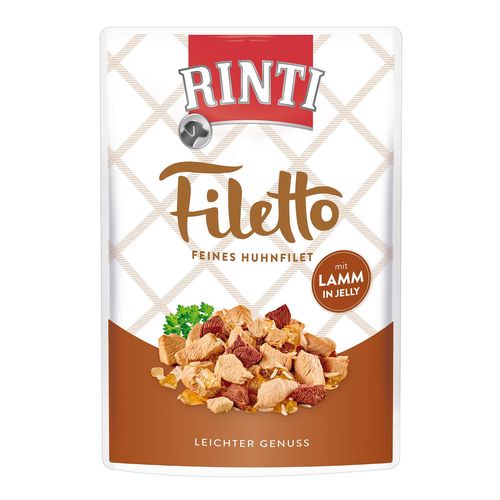 Rinti Filetto en gelée poulet & agneau 100g - MyStetho Veterinary