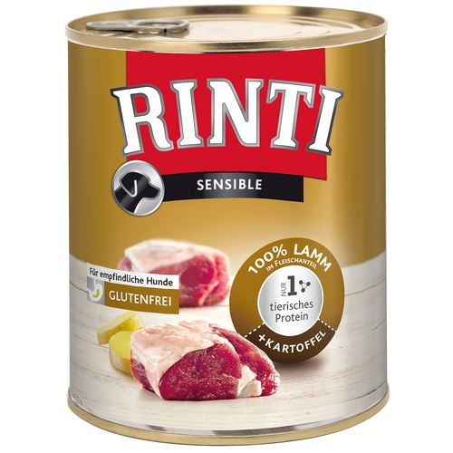 Rinti Sensible mit Lamm & Kartoffel (800g) - MyStetho Veterinary