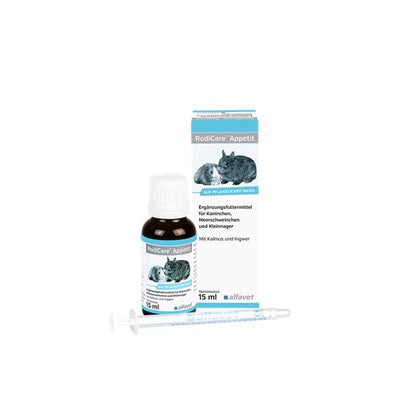 RodiCare Appetit - 15ml Flacon en verre avec seringues doseuses - MyStetho Veterinary