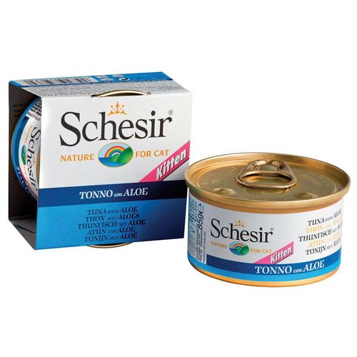 Schesir Jelly Kitten thon avec aloès 85g boite - MyStetho Veterinary