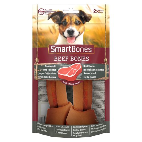 Smart Bone SB Chicken Beef Medium, 2pcs. 158g Delphin-Amazonia 