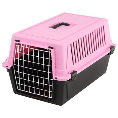 SP Transportboxe Atlas 10 EL pink/sw 48x33x29cm, ohne Kissen - MyStetho Veterinary