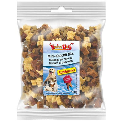 SwissDog Soft-Snack petits os mini, Mix, 150g - MyStetho Veterinary