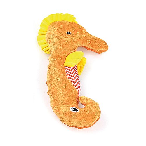 Swisspet Noppi-Play hippocampe, orange, sans couineur - MyStetho Veterinary