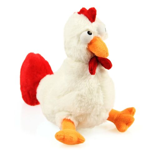 Swisspet Poule en peluche, blanche, 29x16x8cm - MyStetho Veterinary