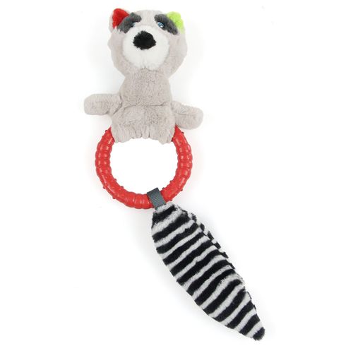 Swisspet Ringel raton laveur en peluche, gris/noir - MyStetho Veterinary