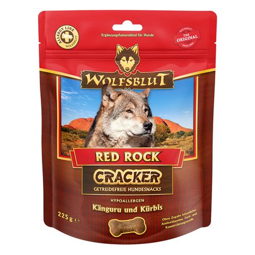 Wolfblut Canine Cracker Red Rock - kangourou avec potiron 225g - MyStetho Veterinary