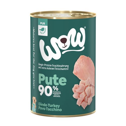 WOW 100% Dinde PUR, 400g - MyStetho Veterinary